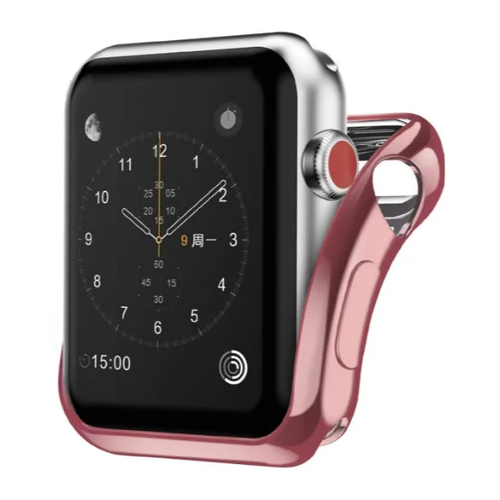 Чехол InterStep Sport для Apple Watch 40 mm Silicone Case Rose Gold фото 