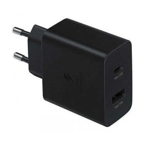 СЗУ Samsung EP-TA220NBEGRU USB Type-A/Type-C PD 35W Black фото 