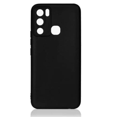 Накладка силиконовая BoraSCO Silicone Case Infinix HOT 20i Black фото 