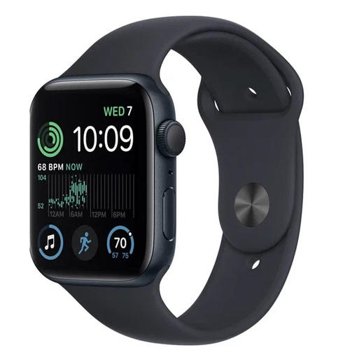 Умные часы Apple Watch SE (2023) 44mm Aluminum Case with Sport Band Midnight M/L фото 